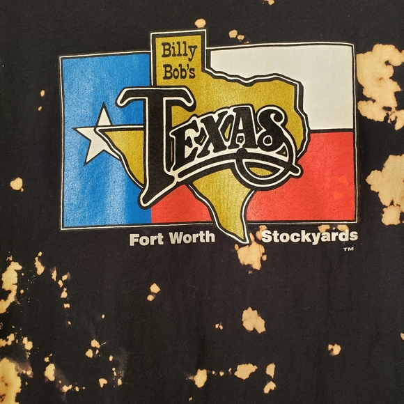 Billy Bob's Texas Custom Bleach Dyed Tshirt - Picture 5 of 6
